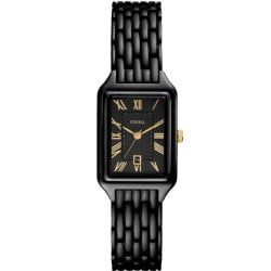 ES5385 Fossil Raqual Black Stainless Steel Watch