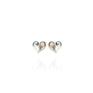 Evolve Mini Heart Paua Studs Earrings 