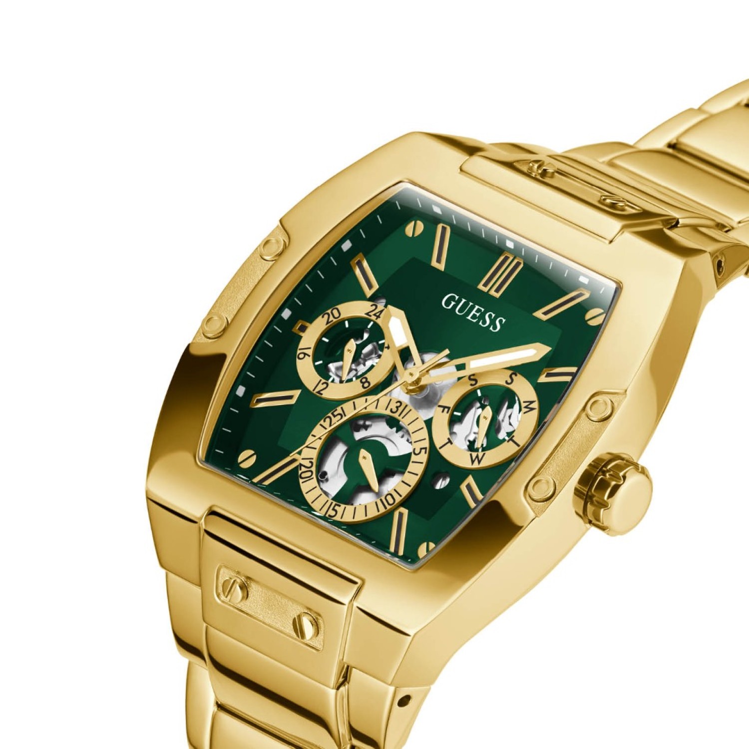 Christies Jewellery - GW0456G3 Gold Tone Phoenix Watch with Green Dial Watches Auckland NZ GW0456G3 Gold Tone Phoenix Watch with Green Dial GW0456G3
