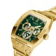 GW0456G3 Gold Tone Phoenix Watch with Green Dial GW0456G3