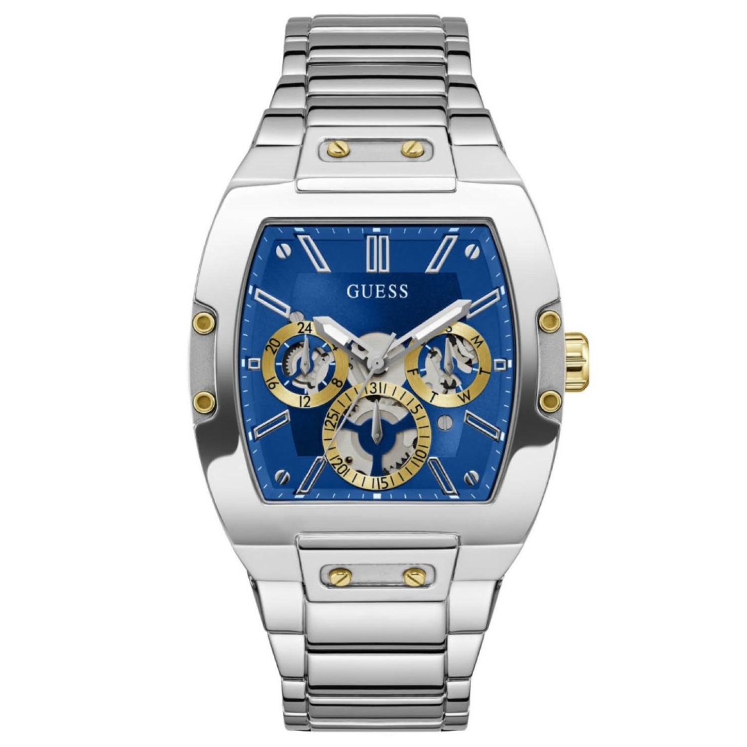 GW0456G5 Silver Tone Phoenix Watch with Blue Dial GW0456G5