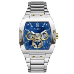 GW0456G5 Silver Tone Phoenix Watch with Blue Dial