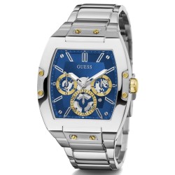 GW0456G5 Silver Tone Phoenix Watch with Blue Dial