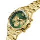 GW0703G2 Equity Men's Watch in Gold with Green Dial GW0456G5