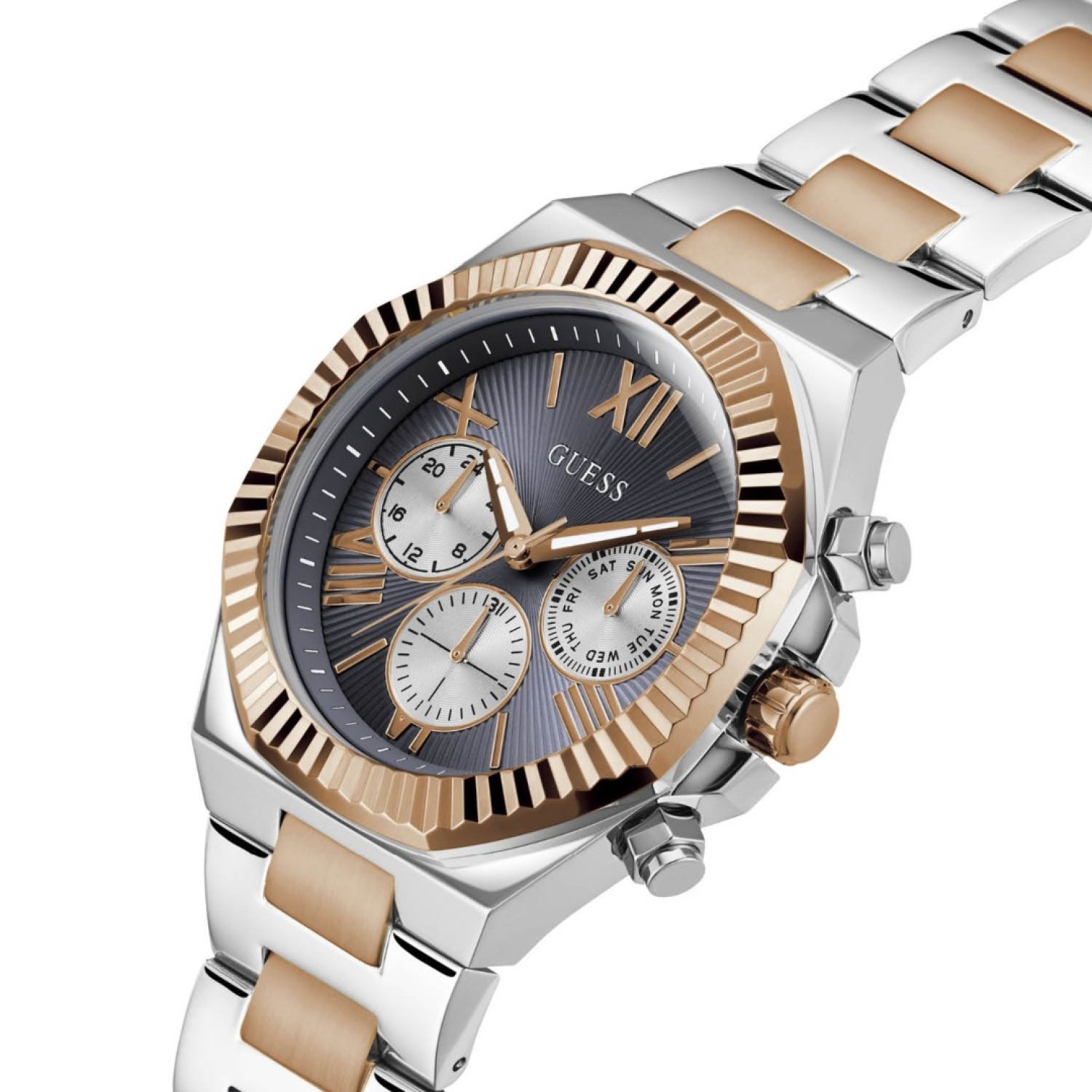 Christies Jewellery - GW0703G4 Equity Men's Watch in Two-tone with Navy Blue Dial Watches Auckland NZ GW0703G4 Equity Men's Watch in Two-tone with Navy Blue Dial GW0703G4