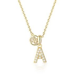 Georgini Letters A Initial Pendant Gold IP894AG