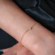 Christies Jewellery - Georgini Dotti Gold Bracelet IB202G Auckland NZ Georgini Dotti Gold Bracelet with Cubic Zirconia Disc Design