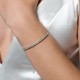 How about "Georgini Iconic Bridal Vera 2MM Bracelet IB184W with Adjustable Sliding Ball Closure
