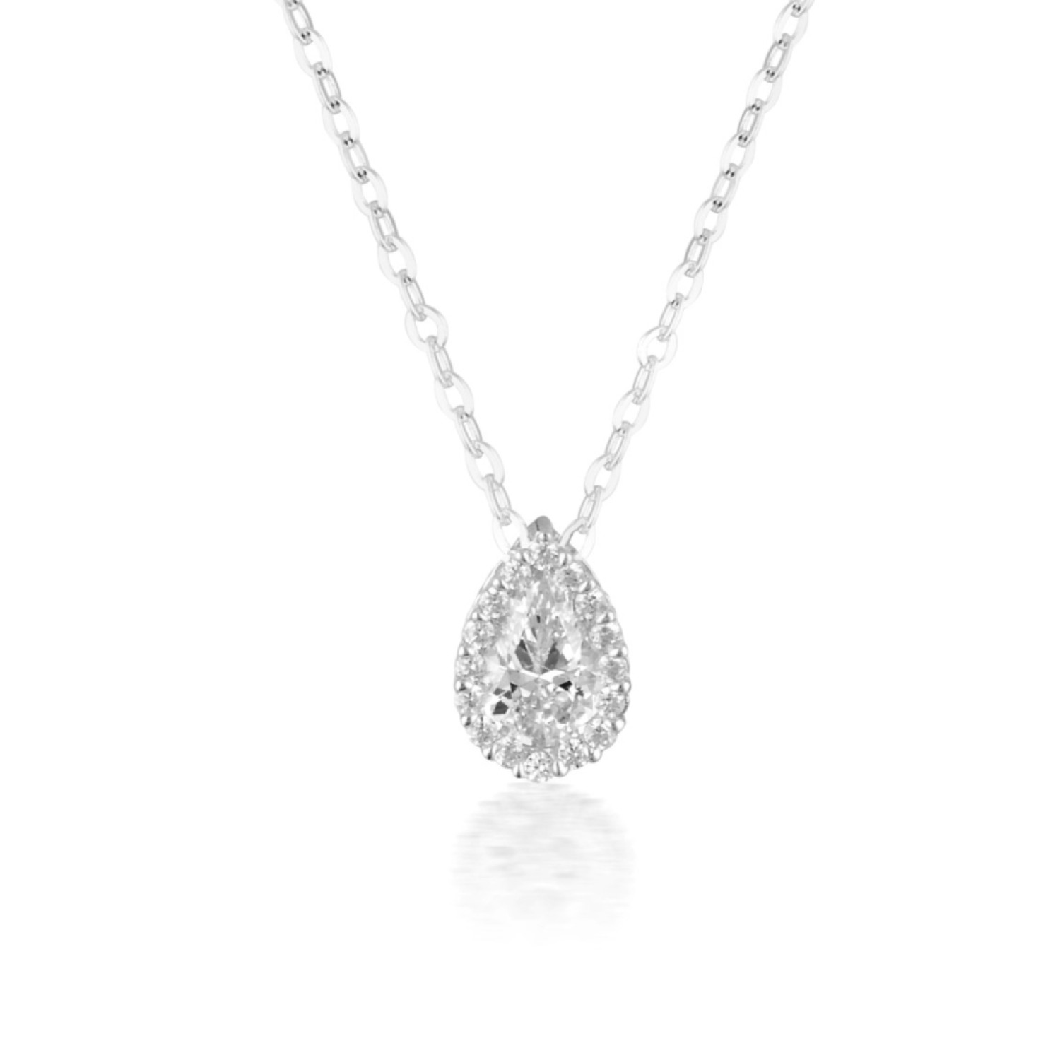 Christies Jewellery - Georgini Monaco Teardrop Silver Necklace Auckland NZ Georgini Monaco Teardrop Silver Necklace IP753W