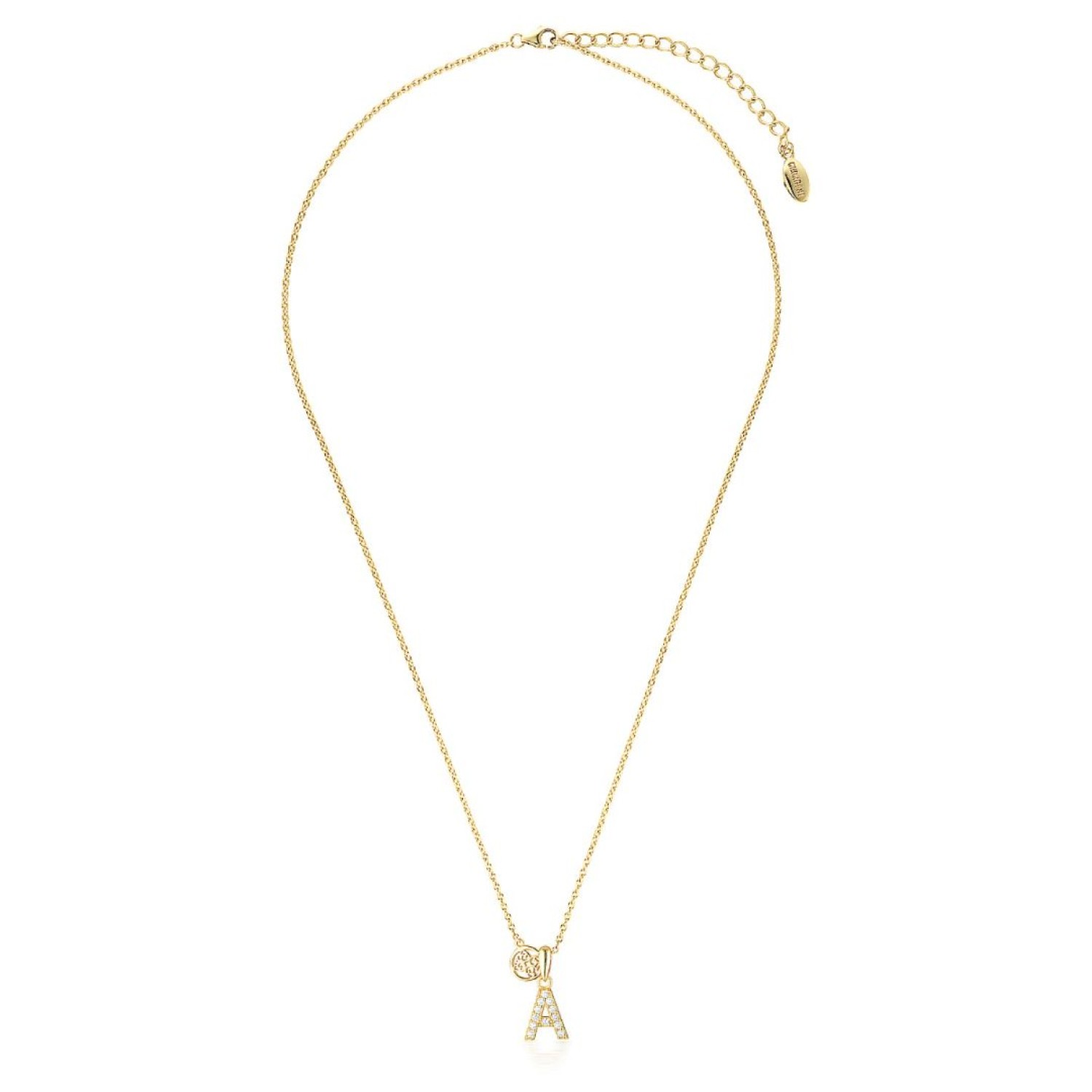 Georgini Letters A Initial Pendant Gold IP894AG with CZ