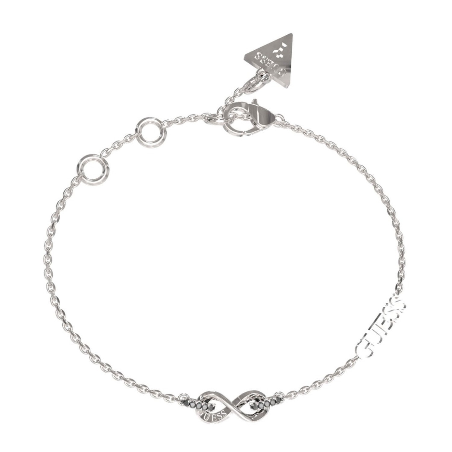 GUESS Silver Infinity Pave Links Bracelet JUBB03265JWRHL JUBB03265JWYGL Guess Jewellery Auckland | GUESS jewellery effortlessly transitions from daytime to nighttime wear, Fast Free Delivery from Auckland
