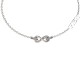 Christies Jewellery - GUESS Silver Infinity Pave Links Bracelet JUBB03265JWRHL Watches Auckland NZ GUESS Silver Infinity Pave Links Bracelet JUBB03265JWRHL JUBB03265JWYGL Guess Jewellery Auckland | GUESS jewellery effortlessly transitions from daytime to nighttime wear, Fast Free Delivery from Auckland