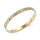 GUESS Gold 6mm 4G Pave Studded Bangle JUBB03276JWYGL JUBB03276JWYGL Guess Jewellery Auckland | GUESS jewellery effortlessly transitions from daytime to nighttime wear, Fast Free Delivery from Auckland