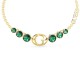 GUESS Gold G-Logo Emerald Stones Bracelet JUBB03358JWYGEML JUBB03358JWYGEML Guess Jewellery Auckland | GUESS jewellery effortlessly transitions from daytime to nighttime wear, Fast Free Delivery from Auckland