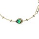 GUESS Crystal Drop Bracelet JUBB03392JWYGEML in Green and Gold JUBB03392JWYGEML Guess Jewellery Auckland | GUESS jewellery effortlessly transitions from daytime to nighttime wear, Fast Free Delivery from Auckland