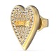 GUESS Gold 14mm Pave Heart Studs JUBE03251JWYGTU JUBE03251JWYGTU Guess Jewellery Auckland | GUESS jewellery effortlessly transitions from daytime to nighttime wear, Fast Free Delivery from Auckland
