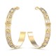 Christies Jewellery - GUESS 60mm 4G Pave Studded Hoop Earrings JUBE03280JWYGTU in Gold Watches Auckland NZ GUESS 60mm 4G Pave Studded Hoop Earrings JUBE03280JWYGTU in Gold JUBE03280JWYGTU Guess Jewellery Auckland | GUESS jewellery effortlessly transitions from daytime to nighttime wear, Fast Free Delivery from Auckland