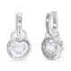 GUESS Silver 26mm Crystal Heart Huggies JUBE03351JWRHTU JUBE03351JWYGTU Guess Jewellery Auckland | GUESS jewellery effortlessly transitions from daytime to nighttime wear, Fast Free Delivery from Auckland