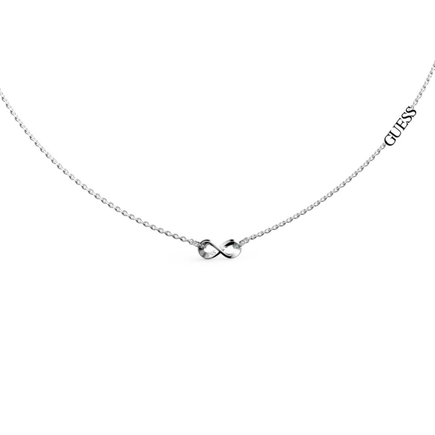 Christies Jewellery - GUESS Silver Infinity Pave Links Necklace JUBN03264JWRHTU Watches Auckland NZ GUESS Silver Infinity Pave Links Necklace JUBN03264JWRHTU JUBN03264JWRHTU Guess Jewellery Auckland | GUESS jewellery effortlessly transitions from daytime to nighttime wear, Fast Free Delivery from Auckland