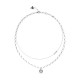 GUESS Silver Double Chain Solitaire Necklace JUBN03395JWRHTU JUBN03395JWRHTU Guess Jewellery Auckland | GUESS jewellery effortlessly transitions from daytime to nighttime wear, Fast Free Delivery from Auckland