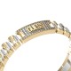 GUESS 10mm Pave Tag Empire Bracelet JUMB03200JWYGSTTU in Two Tone JUMB03200JWYGSTTU Guess Jewellery Auckland | GUESS jewellery effortlessly transitions from daytime to nighttime wear, Fast Free Delivery from Auckland