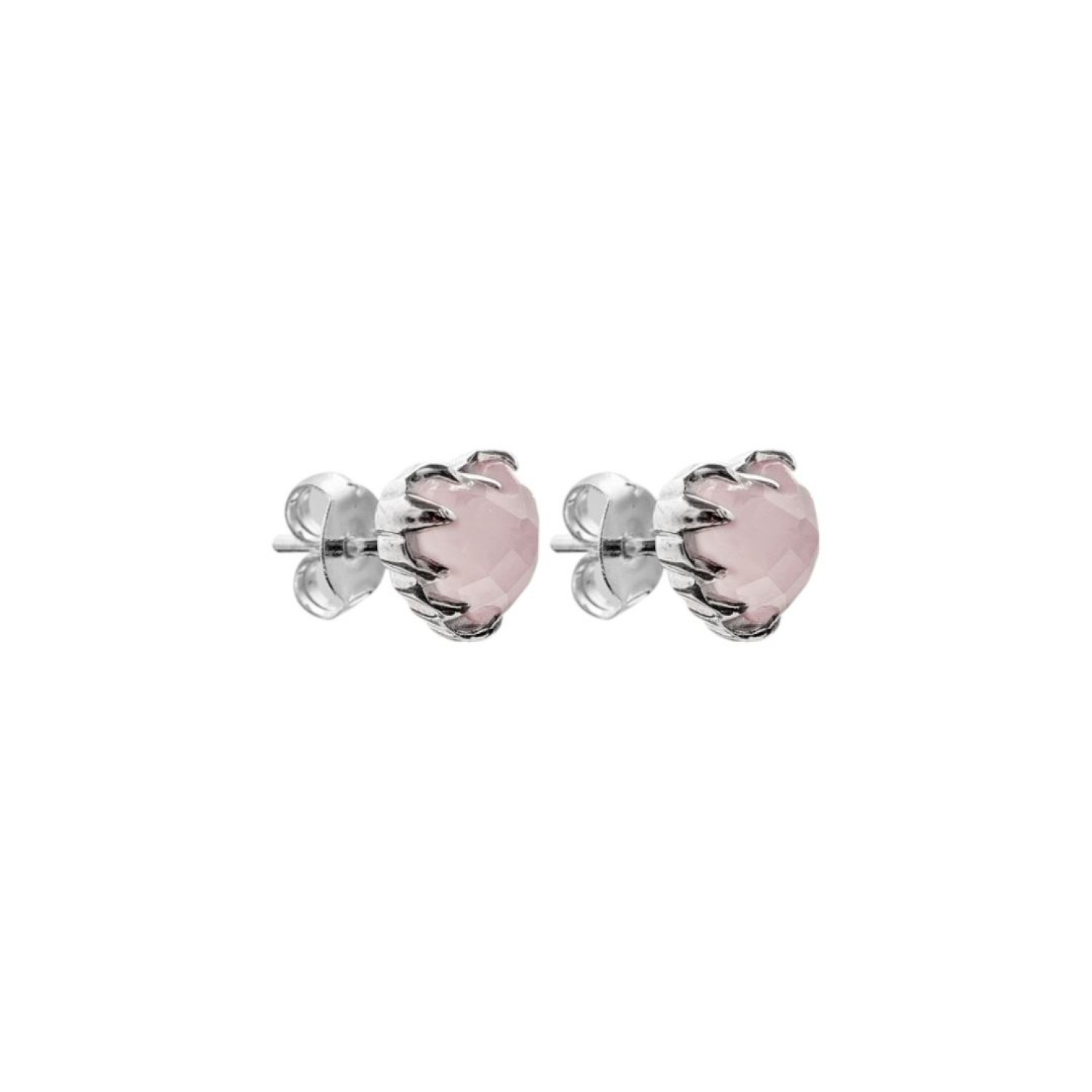 Love Claw Rose Quartz Earrings - JWL19183R – Love Claw Rose Quartz Earrings - JWL19183R by Stolen Girlfriends Club