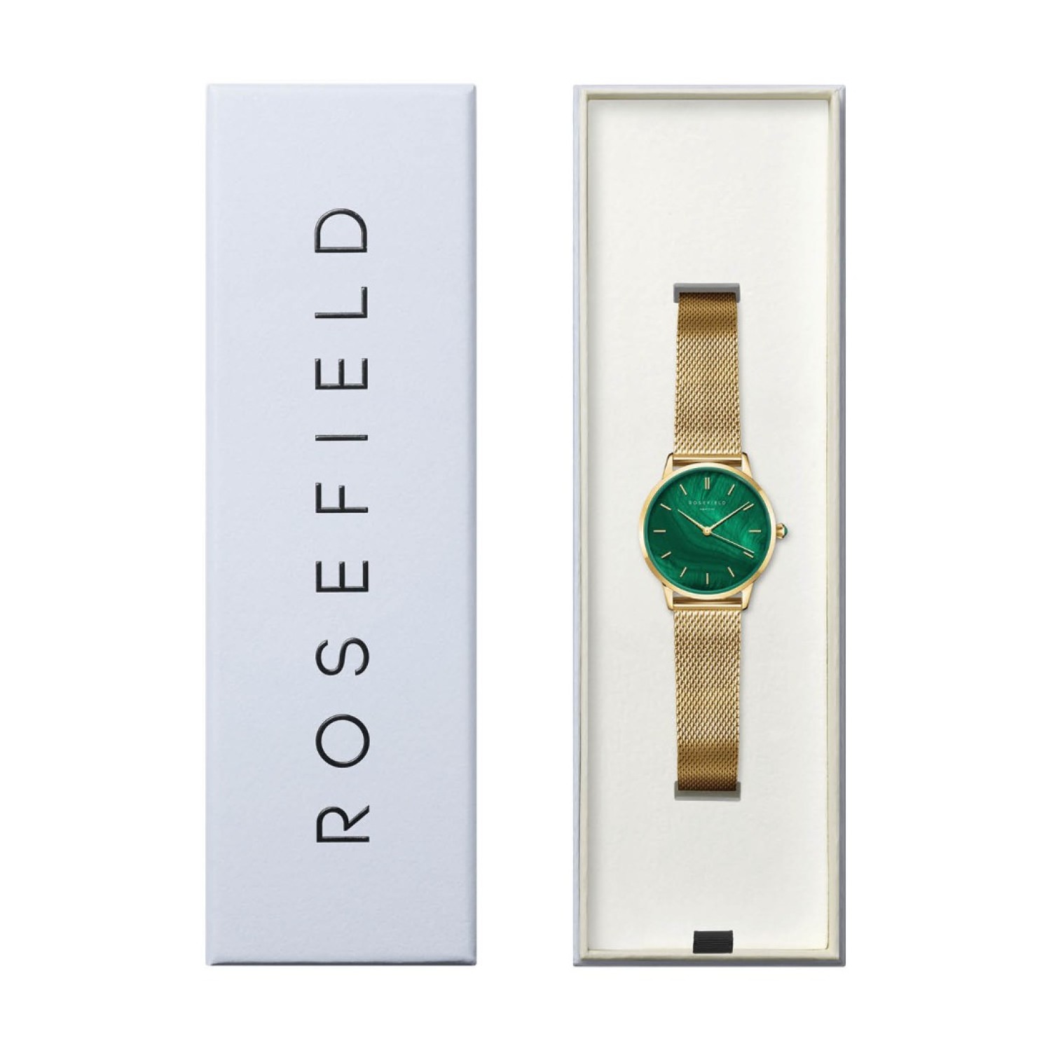 Christies Jewellery - PEGMG-R10 Rosefield Pearl Edit Emerald Dial Watch in Gold Watches Auckland NZ PEGMG-R10 Rosefield Pearl Edit Emerald Dial Watch in Gold OEGSG-O79 Rosefield Watches Auckland | With their stylish designs and packaging, Rosefield watches make excellent gifts for special occasions.