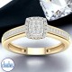 Promise Ring with 0.25 Carat of Diamonds in 9ct Yellow Gold  RB11423EG RB11423EG/9KY