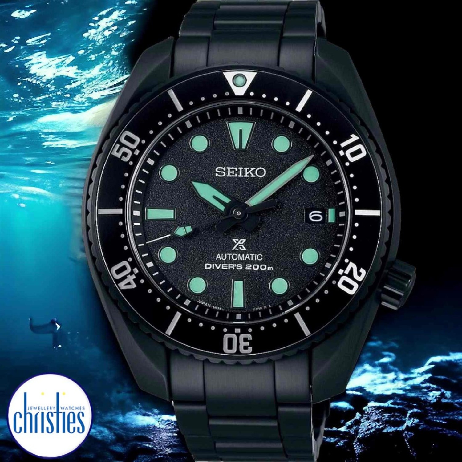 Christies Jewellery - SPB433J Seiko StealthMaster Sumo Watches Auckland NZ SPB433J Seiko StealthMaster Sumo SPB433J Seiko Watches NZ | Seiko's commitment to craftsmanship ensures that each watch is made with precision and attention to detail.