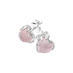 Love Claw Rose Quartz Earrings - JWL19183R