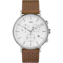 Timex Fairfield Chronograph, Brown Leather Watch TW2R26700
