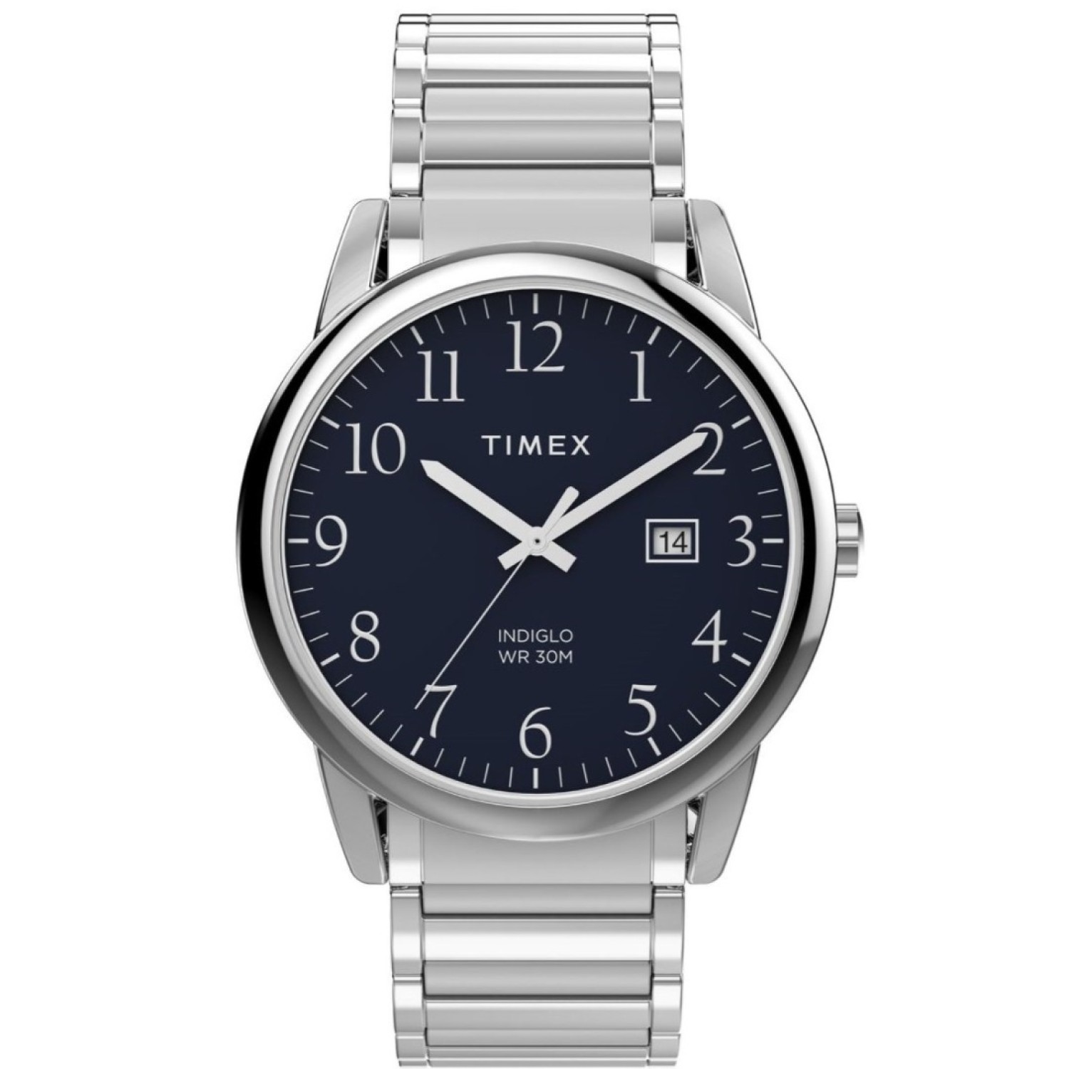 Christies Jewellery - Timex Easy Reader Silver 40mm Expansion Band Watch TW2W52200 Watches Auckland NZ Timex Easy Reader Silver 40mm Expansion Band Watch TW2W52200 TW2W52200 Timex Watches NZ- Christies Jewellery Online and Auckland - Free Delivery - Afterpay, Laybuy and Zip the easy way to pay