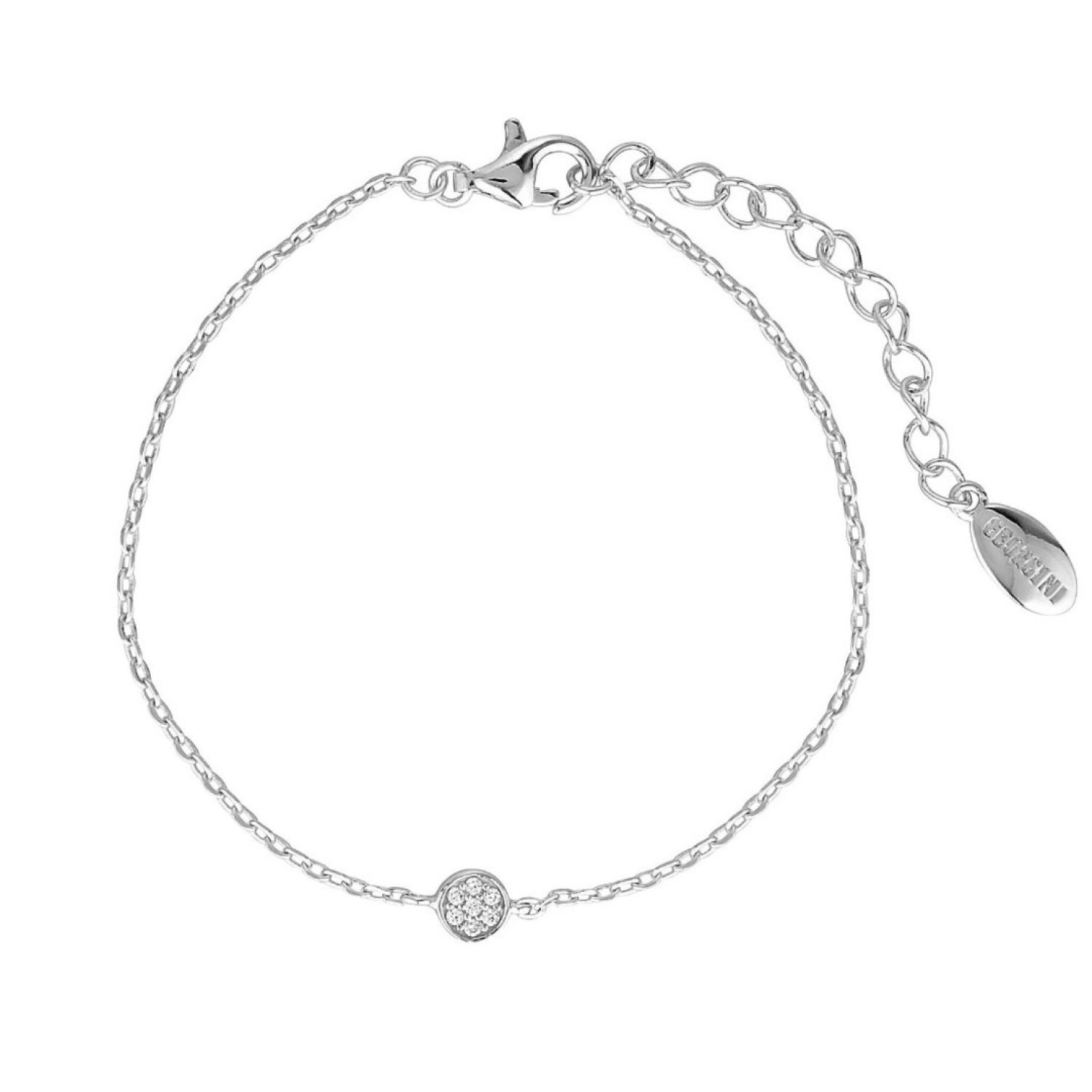 Georgini Dotti Silver Bracelet IB202W with Cubic Zirconia Disc Design Georgini Dotti Silver Bracelet IB202W IB202W