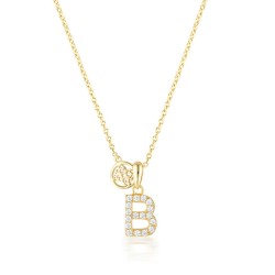 Georgini Letters B Initial Pendant Gold IP894BG