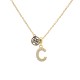 Christies Jewellery - Georgini Letters C Initial Pendant Gold IP894CG Auckland NZ Georgini Letters C Initial Pendant Gold IP894CG with CZ