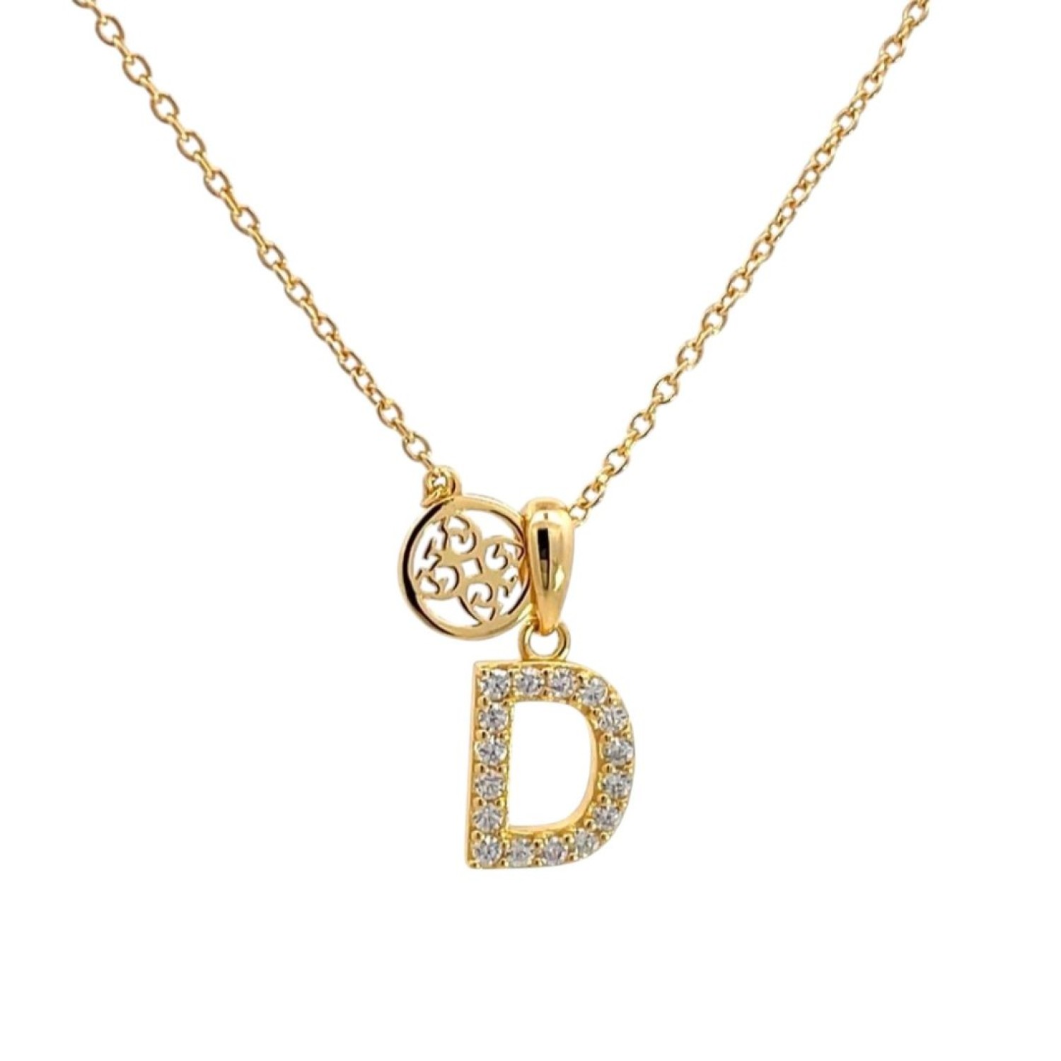 Christies Jewellery - Georgini Letters D Initial Pendant Gold IP894DG Auckland NZ Georgini Letters D Initial Pendant Gold IP894DG IP894DG