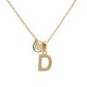 Christies Jewellery - Georgini Letters D Initial Pendant Gold IP894DG Auckland NZ Georgini Letters D Initial Pendant Gold IP894DG IP894DG