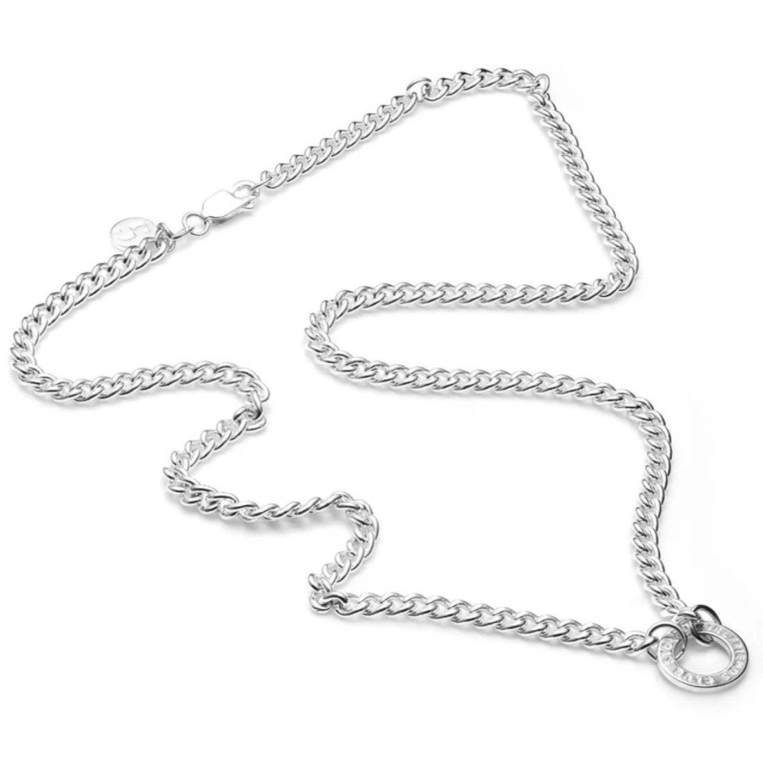 Stolen Halo Neckalace JWL20262 –Polished Silver Stolen Girlfriends Club Halo Necklace with Adjustable Chain Stolen Halo Neckalace JWL20262 by Stolen Girlfriends Club