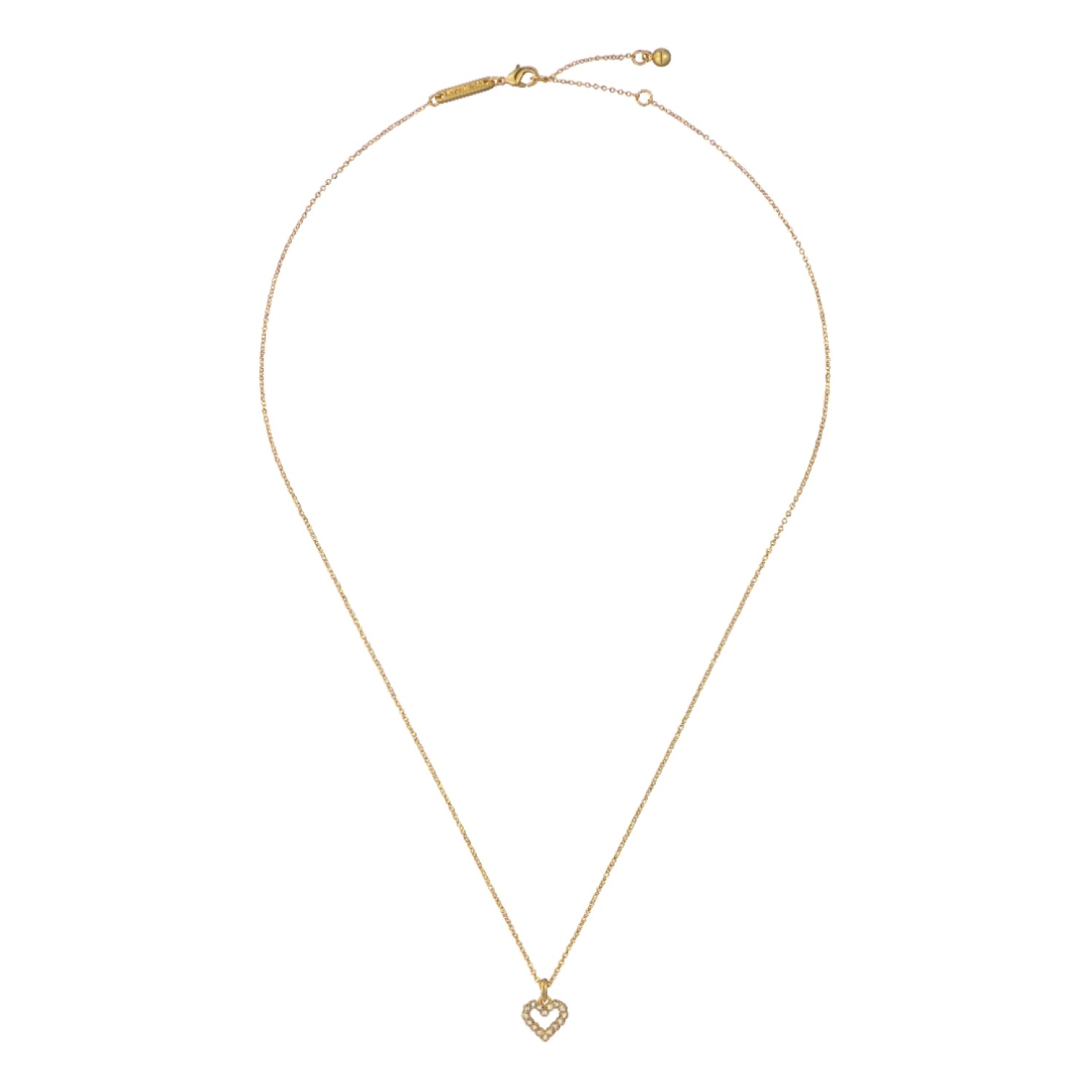 AMORE: Crystal Halo Heart Pendant Necklace TBJ3832-02-02 – AMORE: Crystal Halo Heart Pendant Necklace TBJ3832-02-02 by
