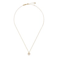AMORE: Crystal Halo Heart Pendant Necklace TBJ3832-02-02