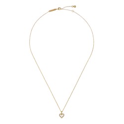 AMORE: Crystal Halo Heart Pendant Necklace TBJ3832-02-02