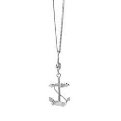 Anchor Necklace Silver 