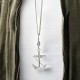 Karen Walker Anchor Necklace Silver Pendant Karen Walker Anchor Necklace in Sterling Silver
