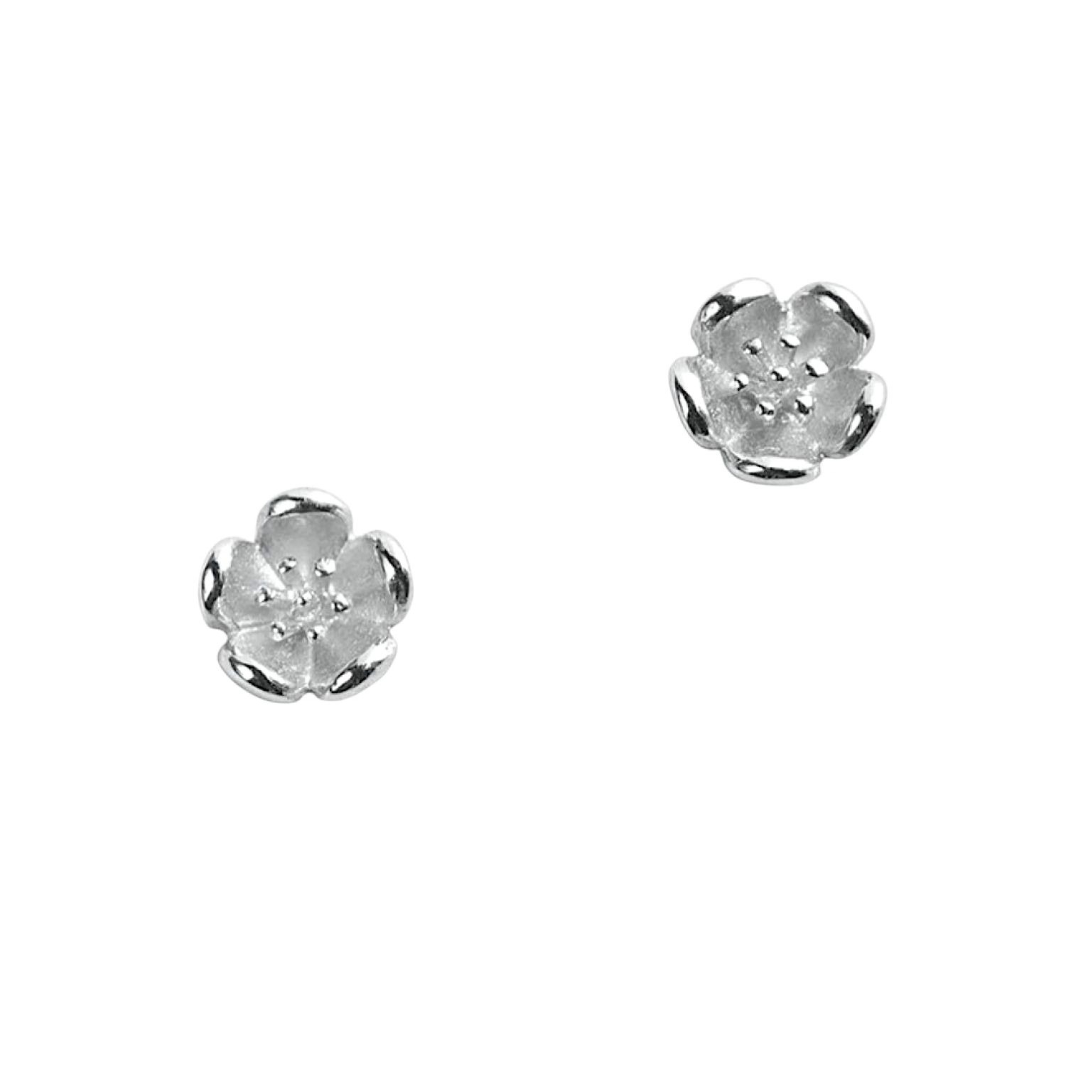 Karen Walker Botanical Plain Silver Stud Earrings Karen Walker Botanical Plain Studs in Sterling Silver