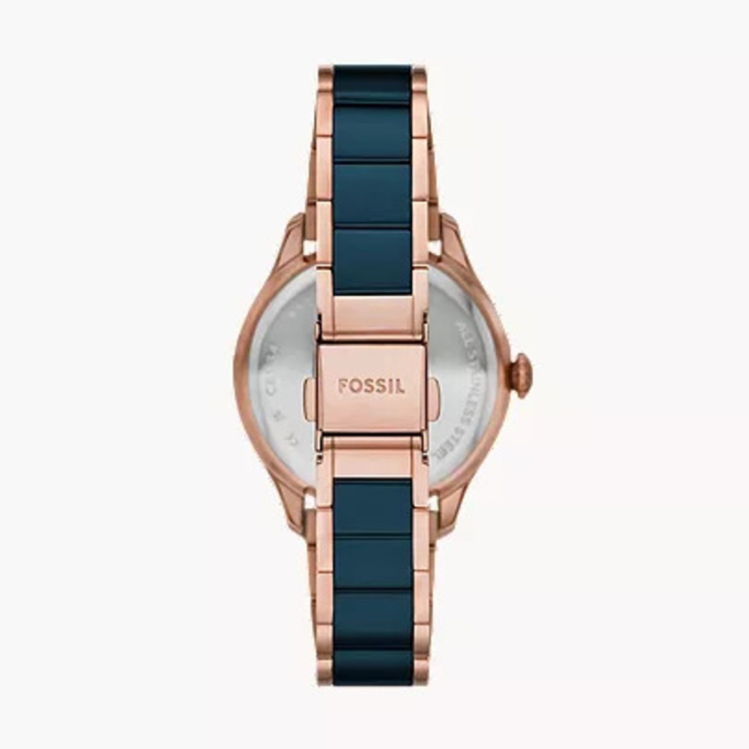CE1134 Fossil Gilmore Rose Gold-Tone and Navy Ceremic Watch – Fossil Watches in New Zealand - Buy Men’s and Women’s Watches Online - Free Delivery and Afterpay Options CE1134 Fossil Gilmore Rose Gold-Tone and Navy Ceremic Watch by Fossil