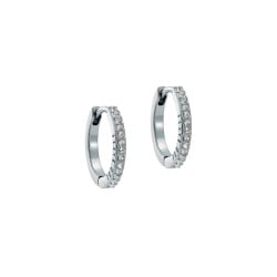 HEPLIE: Crystal Hoop Earrings (14mm) TBJ3749-01-02