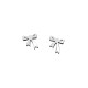 Karen Walker Mini Bow Silver Stud Earrings Karen Walker Mini Bow Studs in Sterling Silver
