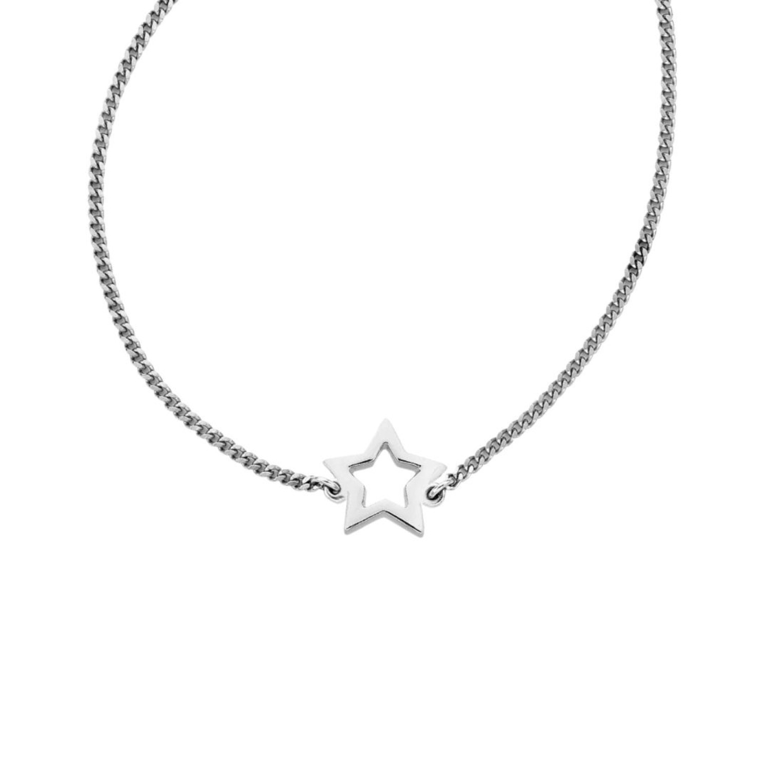 Karen Walker Mini Star Necklace Silver Karen Walker Mini Star Necklace in Sterling Silver