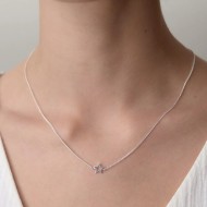 Mini Star Necklace Silver Mini Star Necklace Silver