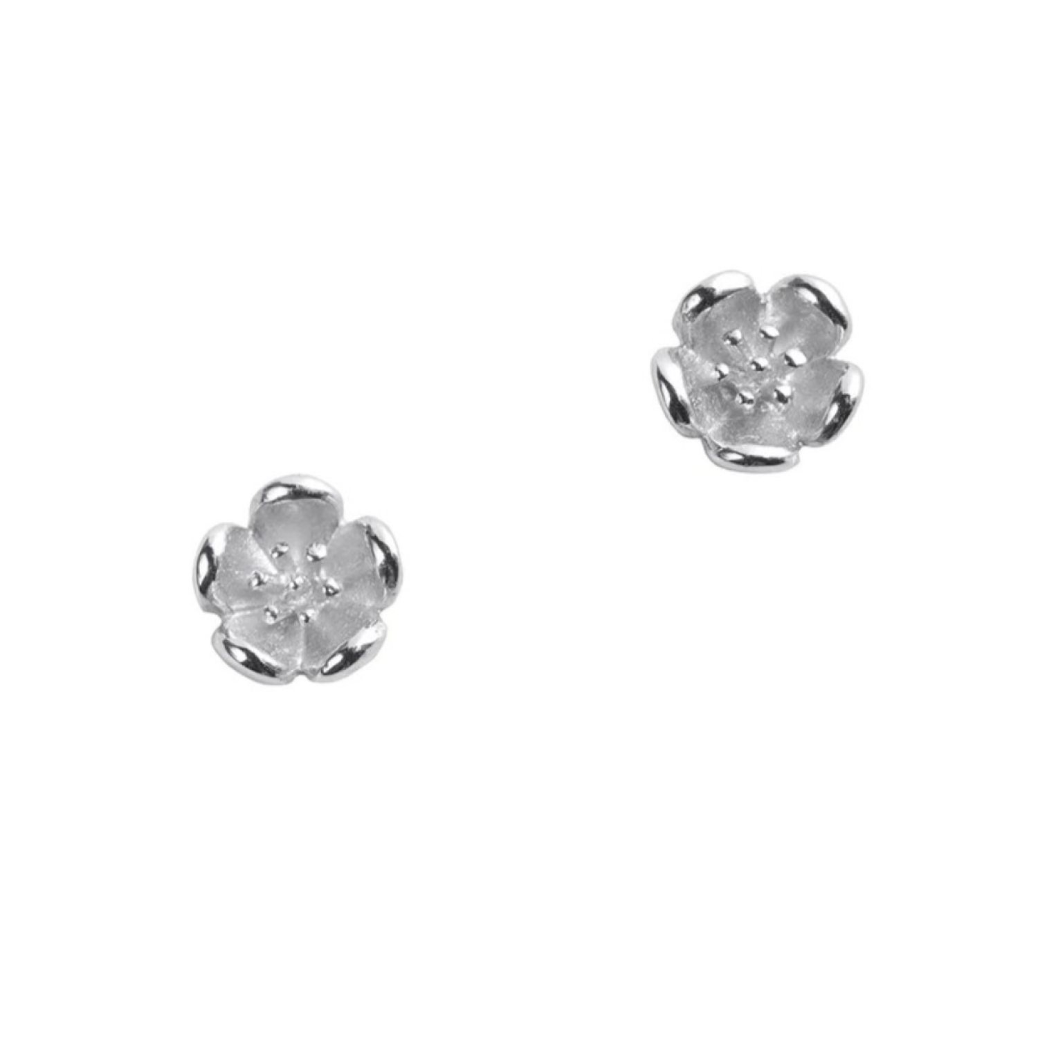 Karen Walker Botanical Plain Silver Stud Earrings Karen Walker Botanical Plain Studs in Sterling Silver